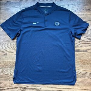 Nike Penn St Blue Performance Polo Shirt